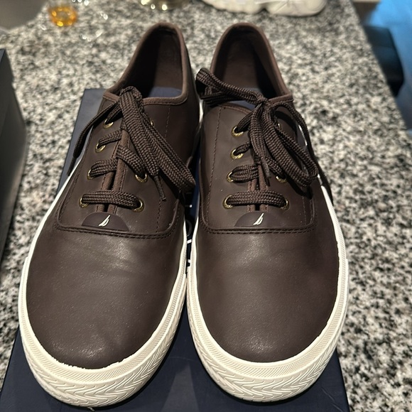 EUC Men’s Lace Oxford in brown or navy-size 12 - Picture 9 of 14